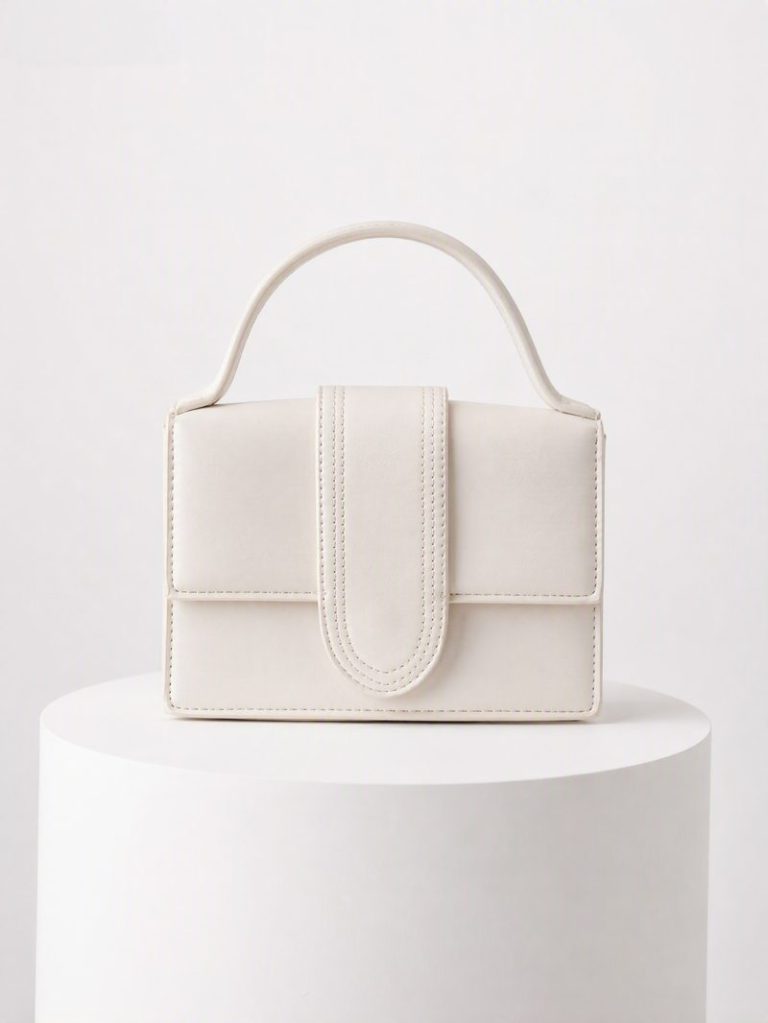 Borsa a Mano Bianca Mini